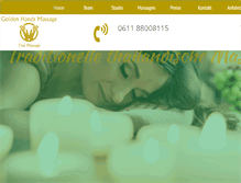 Tablet Screenshot of golden-hands-massage.com